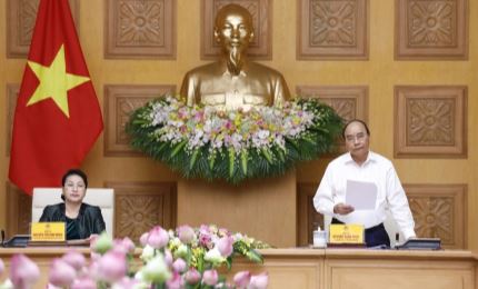 越南政府党组和国会党组召开会议为国会第十次会议做准备