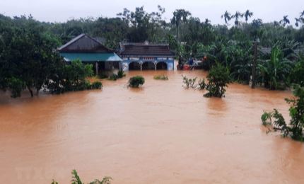 越南农业与农村发展部工作代表团视察广平省暴雨洪涝灾害后果克服工作