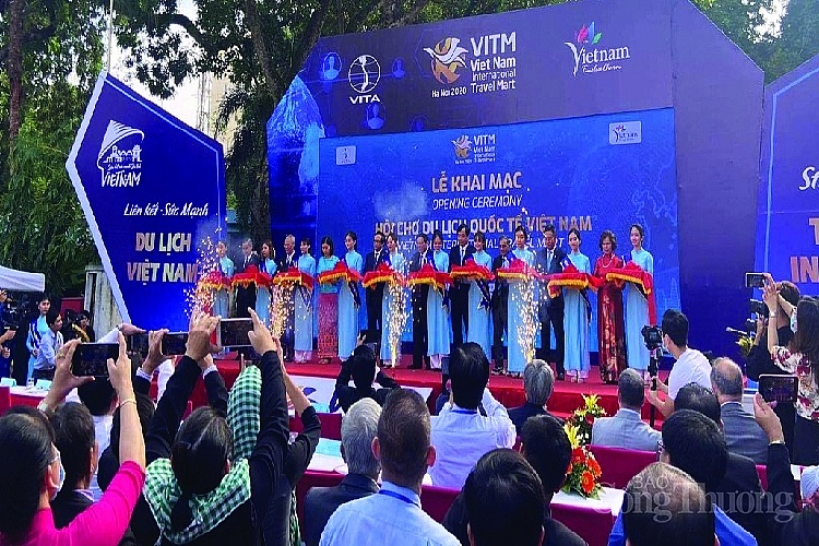 2020年越南国际旅游博览会开幕式在河内举行（图源：congthuong.vn）