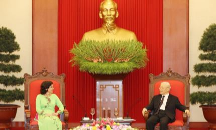 越共中央总书记、国家主席阮富仲会见古巴驻越南大使