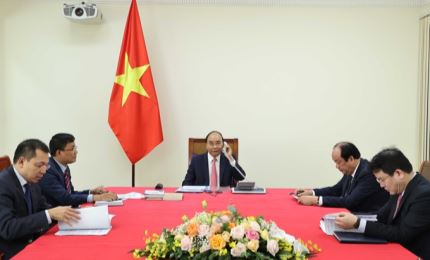 越南政府总理阮春福与荷兰首相吕特通电话