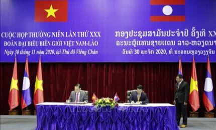 越南与老挝考虑恢复整个边界线的货物通关活动