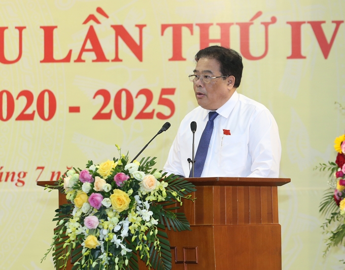 越共中央委员、中央机关党委书记山明胜在会上发表指导性讲话。