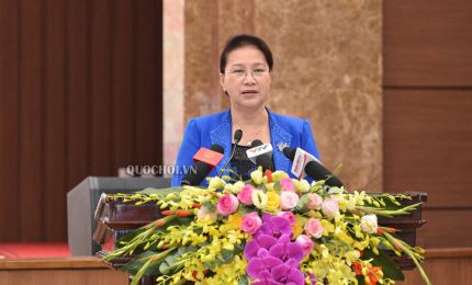 越南国会主席阮氏金银出席河内市党代会政治报告草案意见征集会议
