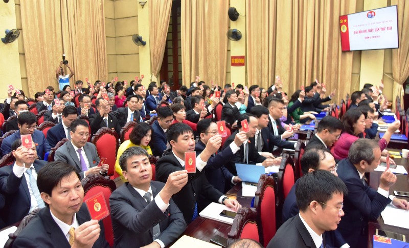 大会将选举第十三届越共河内市直属机关党委（图源：经济都市报）