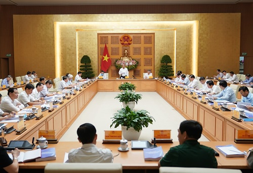 阮春福总理在会上致辞（图：VGP）