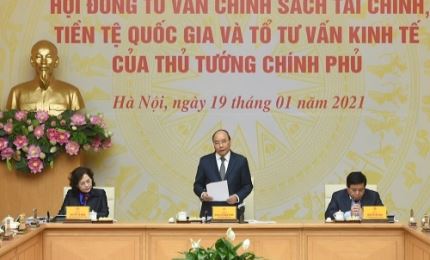 政府总理举行会议 听取专家们对越南经济情况和货币政策提出的意见