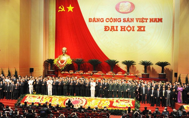 越南共产党第十一次全国代表大会（图源：人民报）