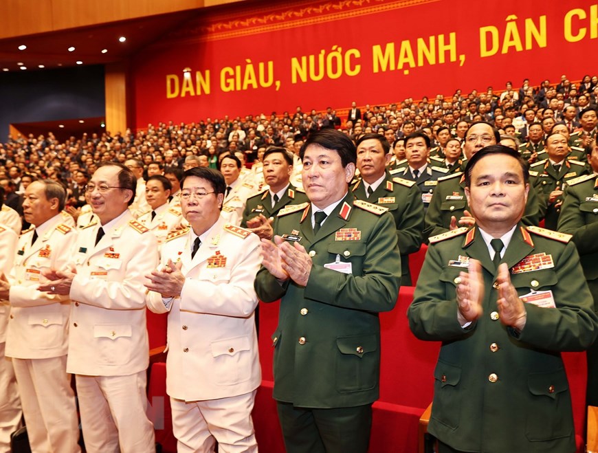 中央公安党组织代表团出席越共十三大筹备会