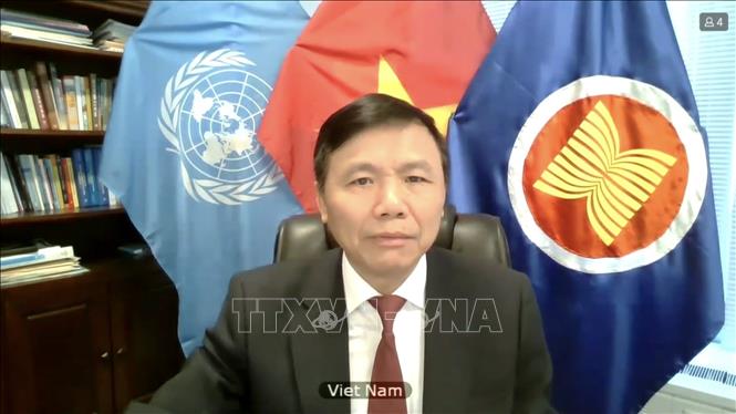 越南常驻联合国代表团团长邓廷贵大使（图源：越通社）