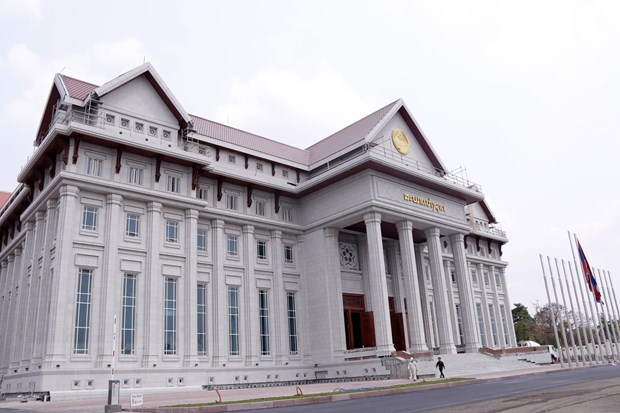 越南援建的老挝新国会大厦（图源：越通社）