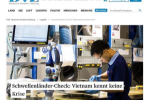 《德国交通报》高度评价越南市场展望