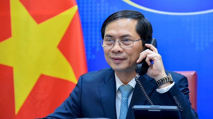 越南外交部部长裴青山（图：CPV）
