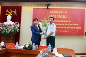 越南政府监察总署总监察长职务交接仪式在河内举行