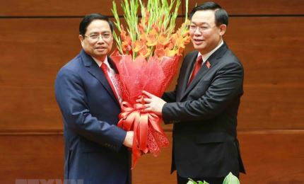 新任越南政府总理范明正宣誓就职（组图）