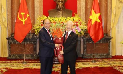 越南国家主席工作交接仪式隆重举行（组图）