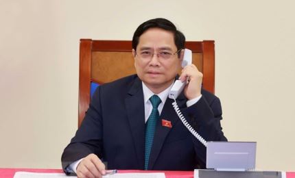 老挝总理潘坎•维帕万与越南新任总理范明正通电话祝贺就任