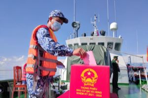 国会换届选举：在薄辽省执行海上任务的37名官兵提前投票