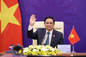 越南政府总理范明正在P4G 2030峰会上提出六项重要措施